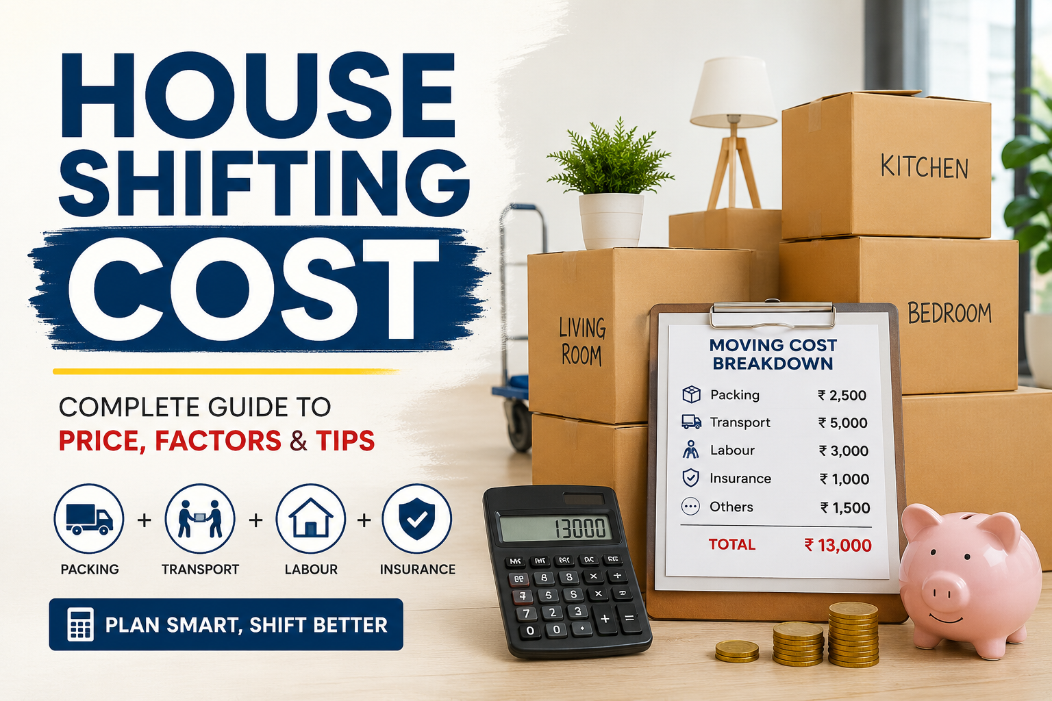 house shifting cost